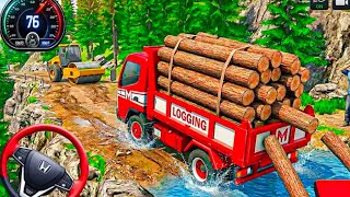 US Mud Truck Driving Transport 2026: Realistic offroad truck transport woods - android gameplay screenshot 4