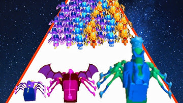 Merge Spider Train Choo Choo Charles vs Spider Train 3D Run Master