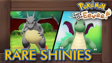 Wild SHINY CHARIZARD & DRAGONITE in Pokémon Let