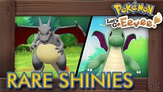 Wild SHINY CHARIZARD & DRAGONITE in Pokémon Let's Go Pikachu & Eevee