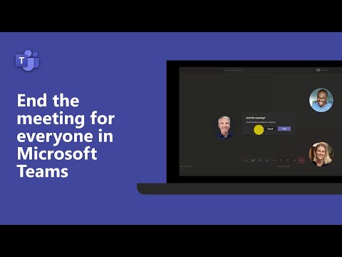 Video: Beëindigt een teamvergadering automatisch?