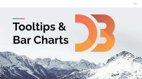 Tooltips and Bar Charts with D3
