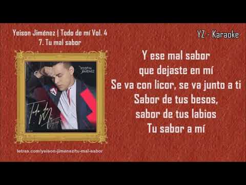 tu mal sabor karaoke sin marca