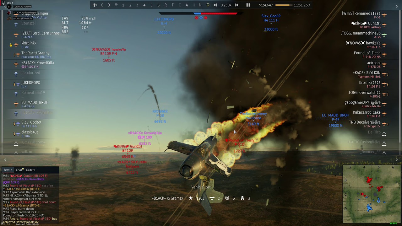 Bomb Blows up Plane War Thunder YouTube