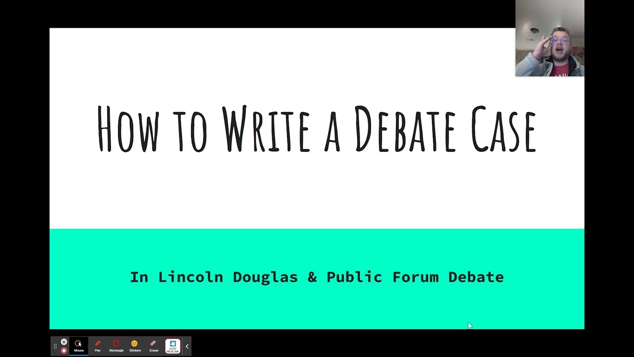 How to Write a Debate Case for LD and PF