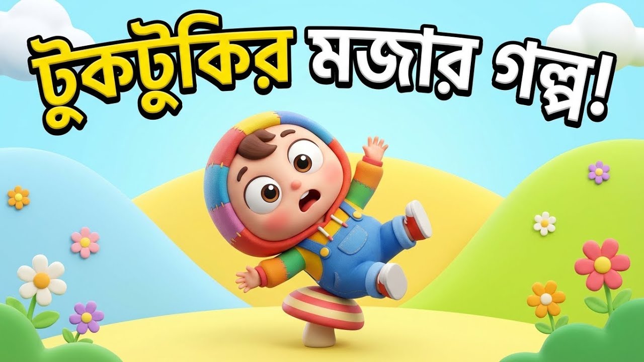 টুকটুকির মজার কাণ্ড 😄 | Funny Kids Cartoon | Bangla Baby Video