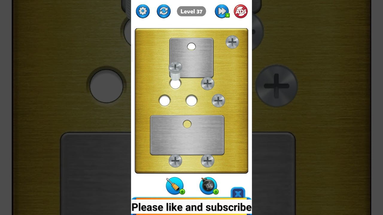 level 37 screw pin puzzle game 