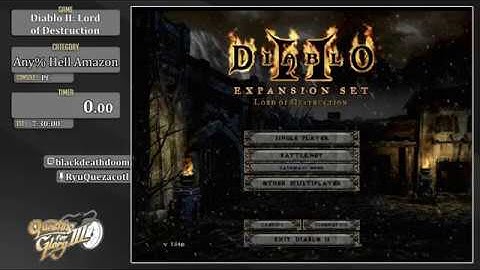 Questing for Glory 3: Diablo II Any% Hell Amazon by Blackdeathdoom