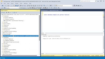 Manual failover in Database Mirroring using  T-SQL