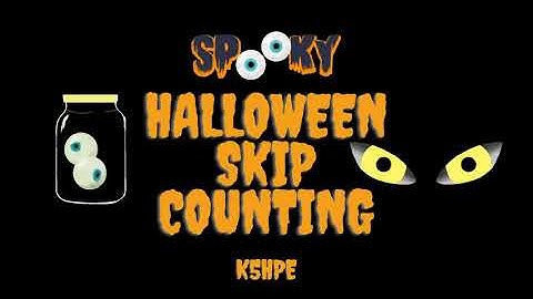 Halloween Skip Counting by 2