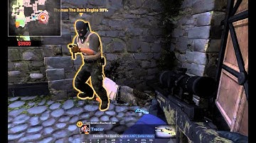 Cobblestone 1v4 AWP noscope Global match