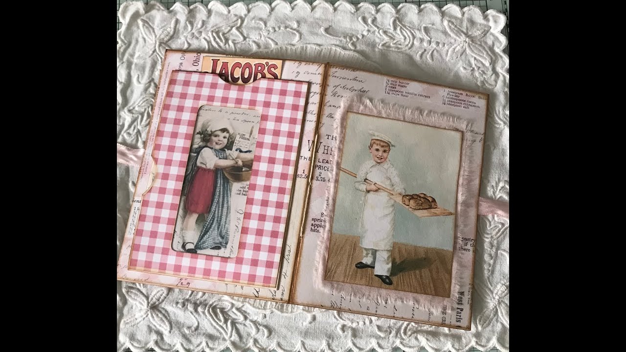 Tuto Junk journal enveloppe book lover part.1