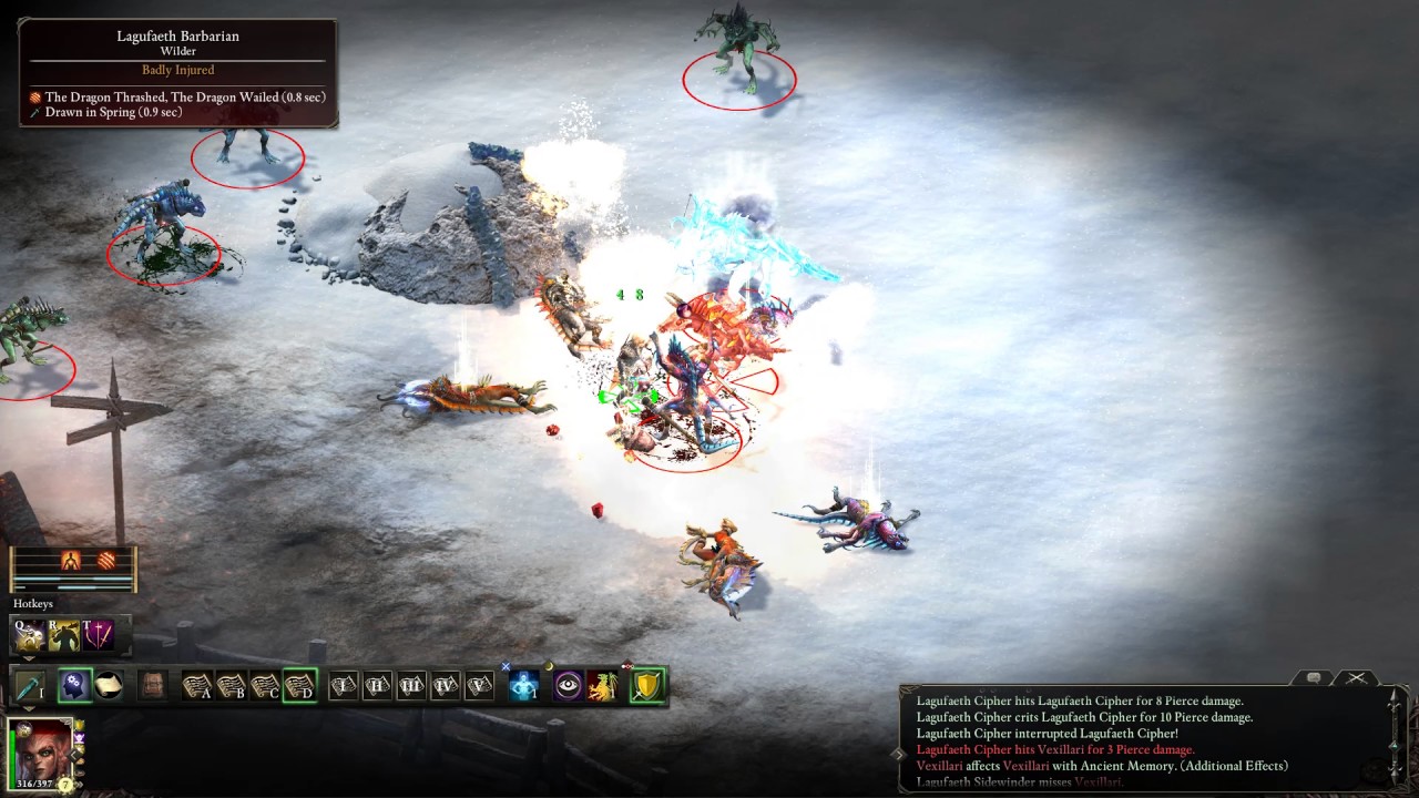 Pillars of Eternity [3.05] TCS Chanter vs. Redwater Broodmother YouTube