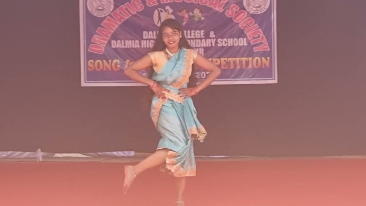 Mui Rasia Pila upare gute Sambalpuri dance,  Dalmia College,Rajgangpur,