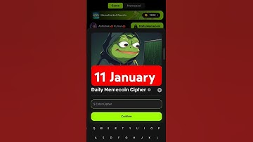 Memes Lab Cipher Code 11 January | Memes Lab Daily Memcoin Cipher Code | Memes Lab Code | #memeslab