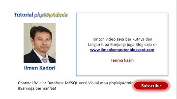 Tutorial Ekspor dan Impor Database di PhpMyadmin