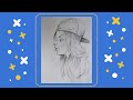 Face side view drawing  quick drawing  easy drawing  piccassia