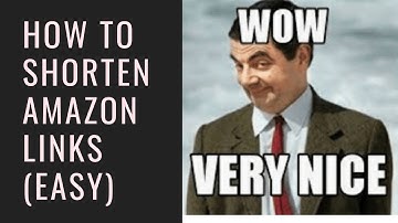 How to Shorten Amazon Affiliate Links (Easy)