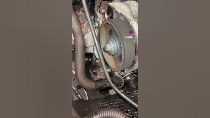 Checking for a noise after timing belt installation on 2.3 JTD. #timingbelt