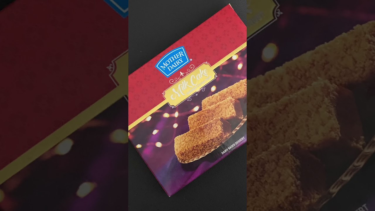Mother Dairy’s Milk Cake- Unboxing & Review 🥞 🥯 