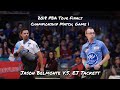 2018 pba tour finals championship match game 1  jason belmonte vs ej tackett