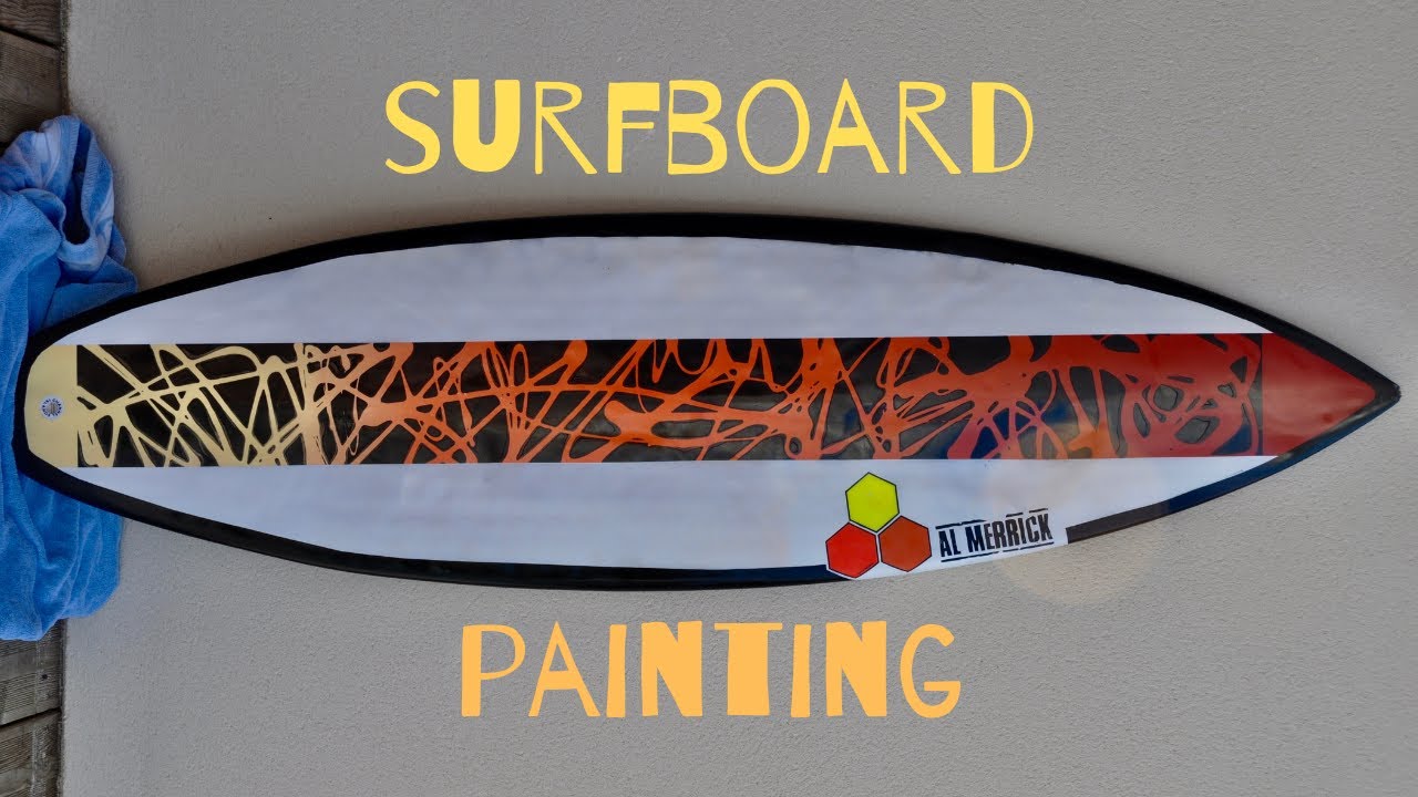 Surfboard painting