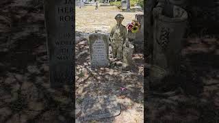 grave of SF3 James Herbert Robbins #ww2 #military #navy #grave #graveyard #cemetery #militarybranch