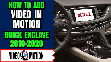 Intellilink Video In Motion - NavTool Buick Enclave 2018-2019 CUE DVD In Motion bypass USB VIM TV