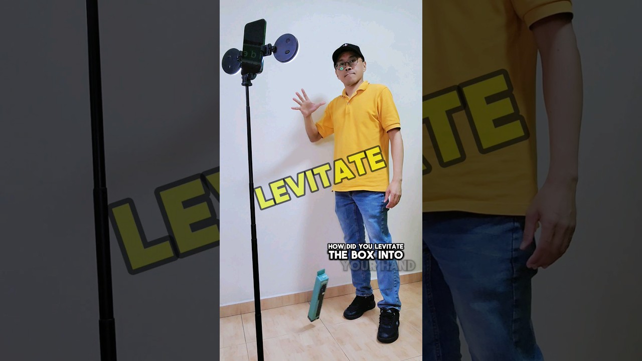 🪶 How to levitate an object into your hand using Capcut - video editing tutorial