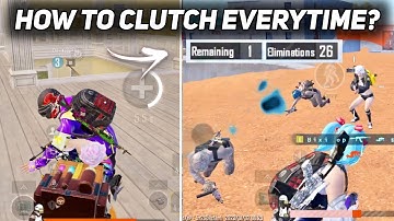 How to Clutch Everytime In PUBG Mobile