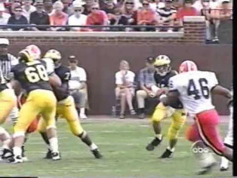 Scott Dreisbach TD run against Illinois (1996)