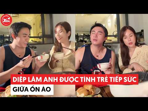 Diep Lam Anh gets a boost from her younger boyfriend amidst the drama #dieplamanh