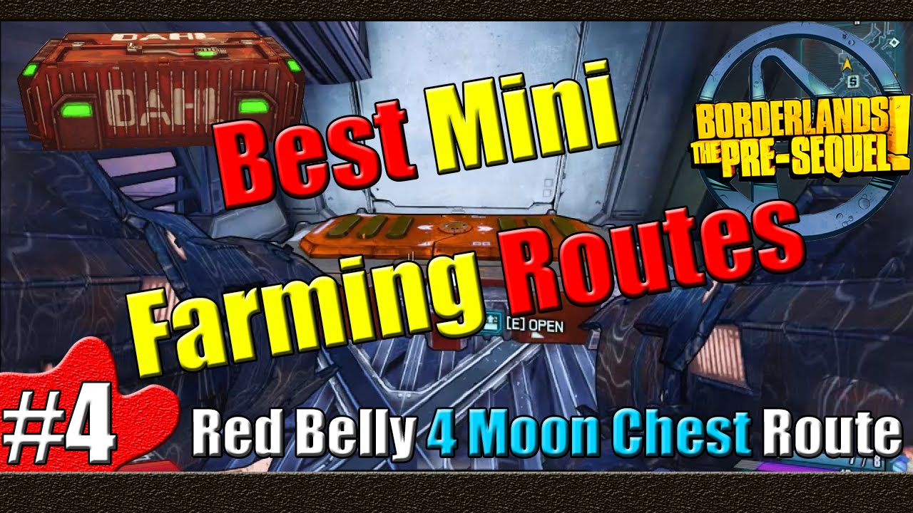 Borderlands The Pre Sequel Best Mini Farmin Routes Part 4 Red