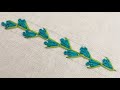 Very Simple and Very Easy Borderline Stitch For Beginners | Hand Embroidery |