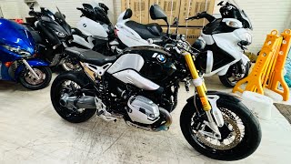 BMW R nine T วิ่งน้อย8xxxกิโล สีดำ เจ้าของเดียวมือเดียวในเล่ม มีแต่ง ท่อAkrapovicแท้