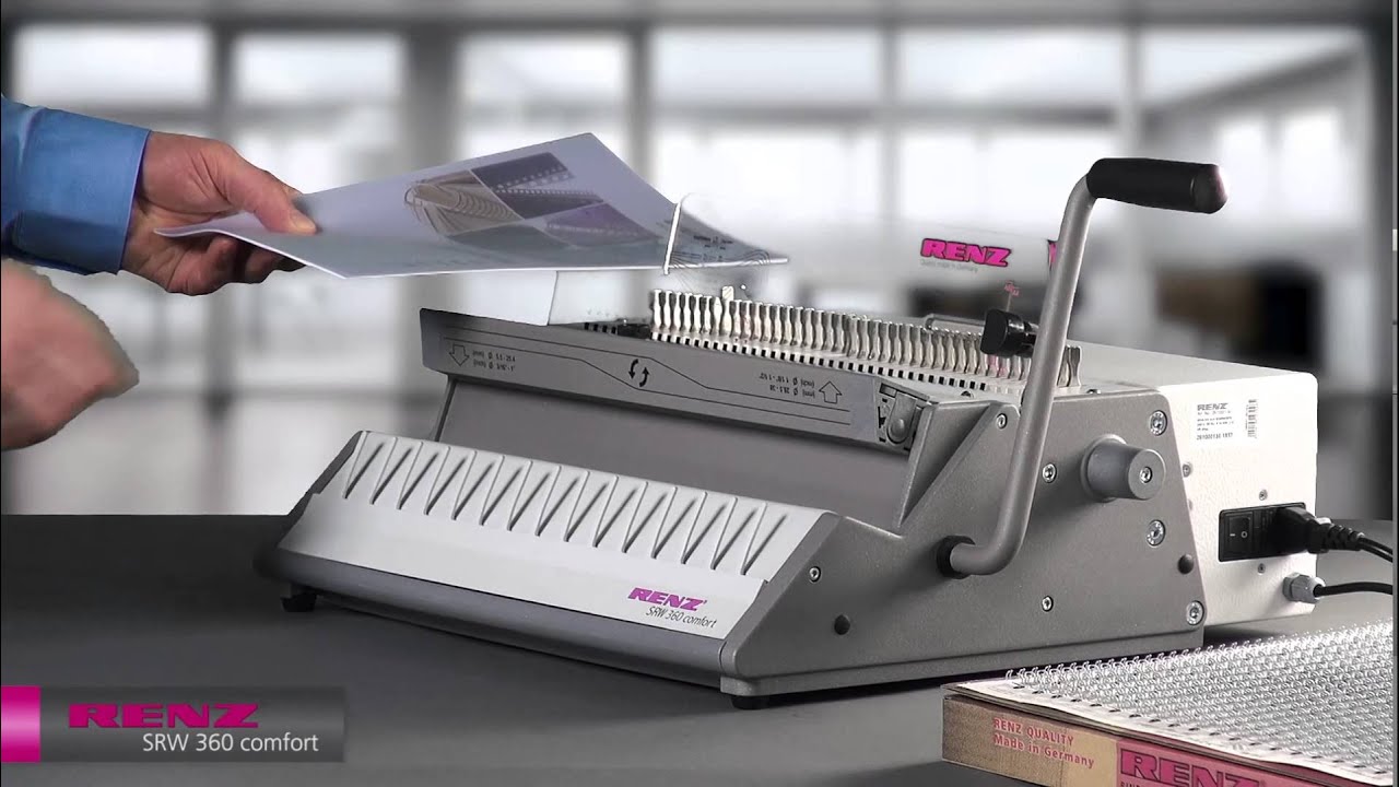 Renz SRW 360 comfort Drahtbindegerät A4 elektrisch