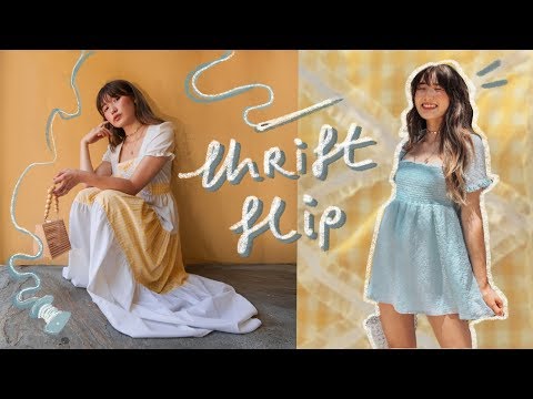 THRIFT FLIP // turning ugly clothes into cute clothes