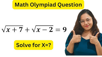 Wiskunde olympiade | Algebra problemen | Een leuke radicale wiskunde olympiade vraag |