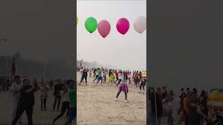 Happy Holi 💦 | Holi Celebrations with Zumba at Beach | #LetsPlayHoli #shorts by Awal