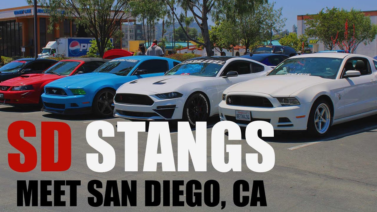 Car Meet! SD Stangs Car Meet in San Diego YouTube