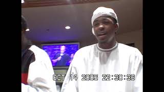 Early King Los footage in Bad Boy studio