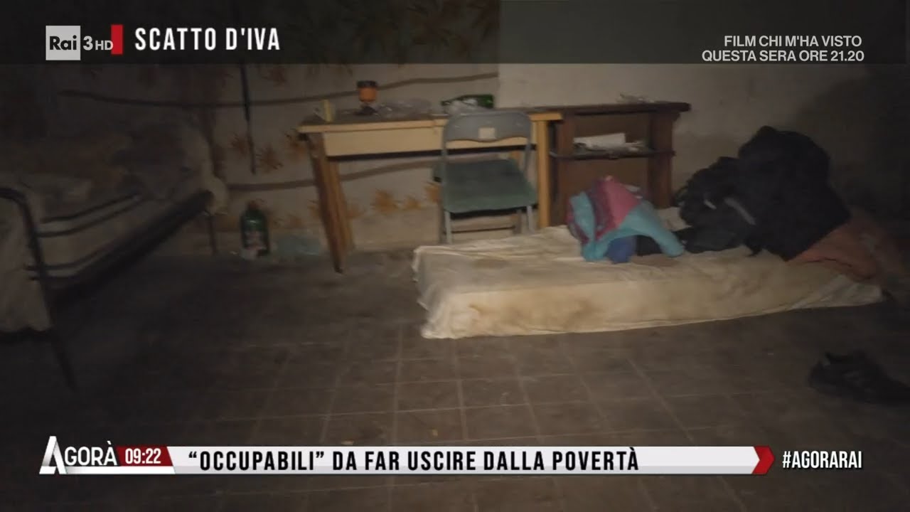 Senza tetto nè reddito - Agorà 09/12/2022