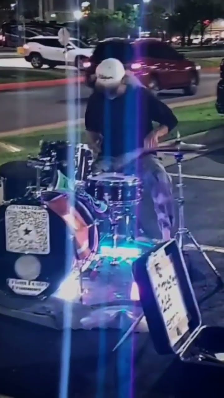 Brian foster - Brian Foster playing drums, March 31, 2024