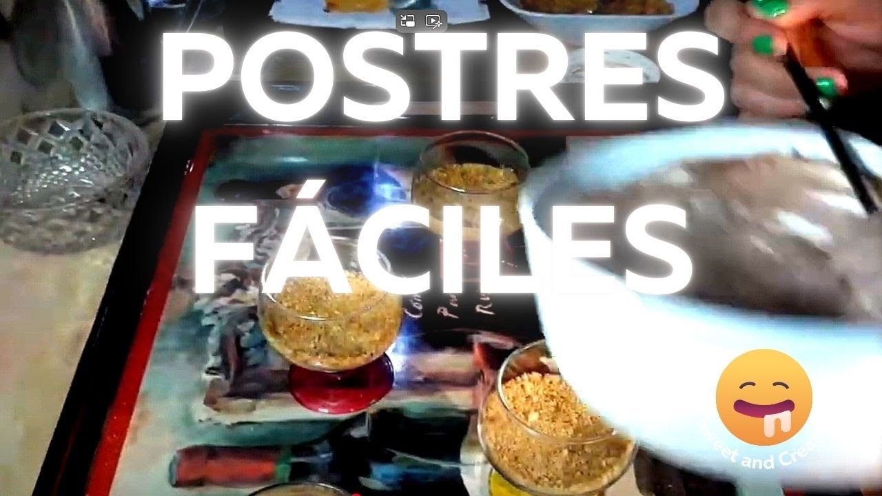 POSTRES FÁCILES EN CASA!