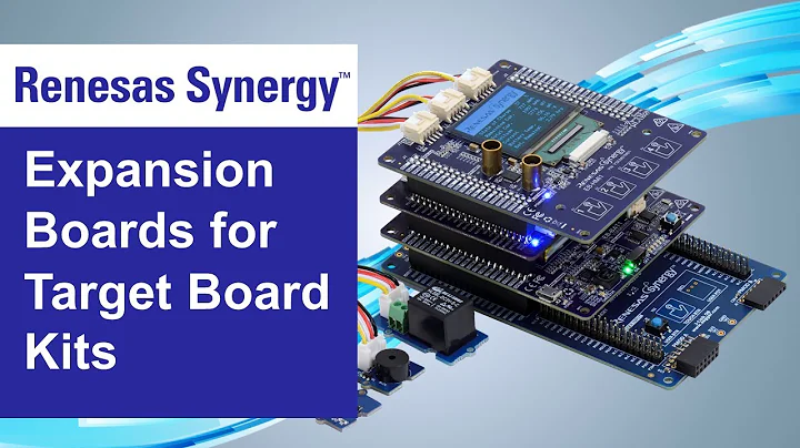 Synergy Expansion Boards for MCU Target Board Kits