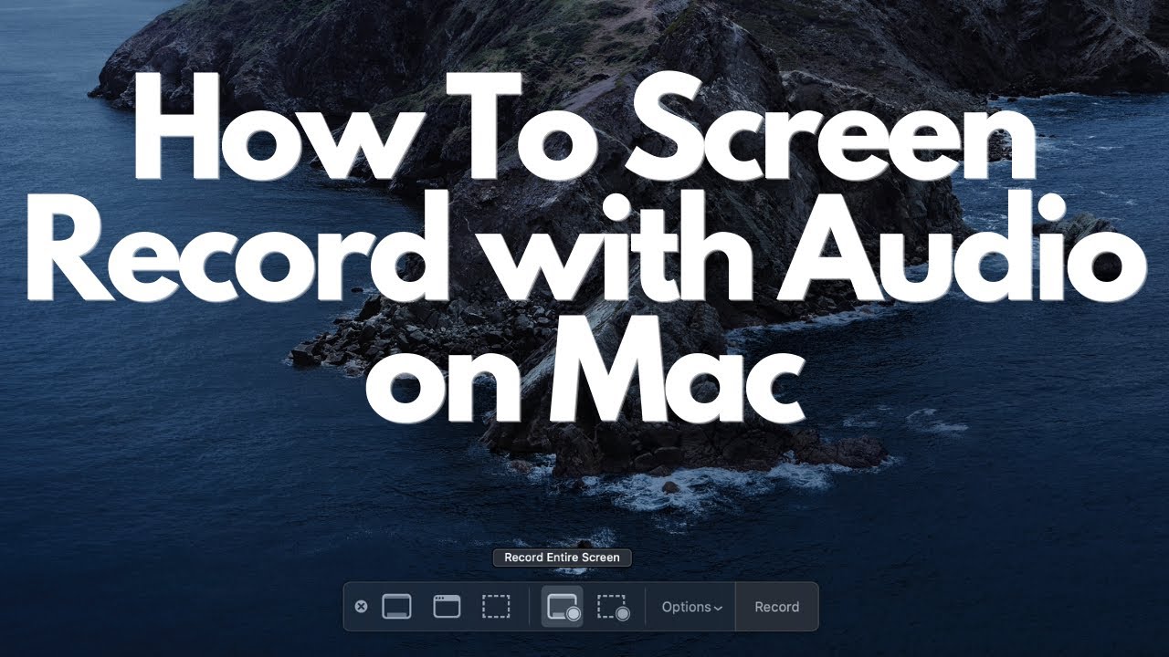 how to screen record with audio on macbook pro