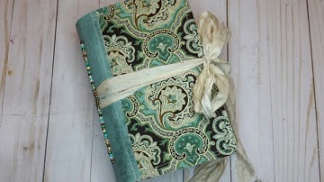 New Journal!! Softcover Blue & Green Journal Flip Through (SOLD)