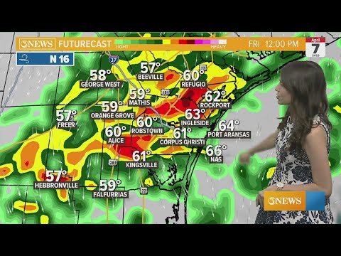Heavy rain and widespread thunderstorms this Good Friday - YouTube