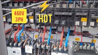 Replace ENERGIZED High Voltage 3 Phase Breaker In Rack B For Circuit 10 Defrost Heater Circuit 460/3