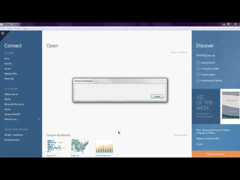 Tableau Desktop Import SAS Data
